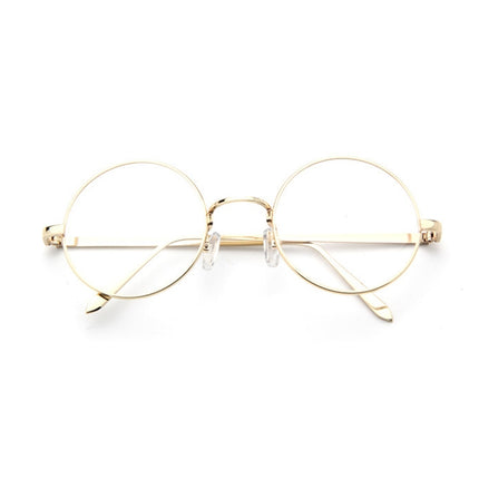 Round-Framed Glasses Small Fresh, Silver, Bronze, Gun gray, Round-Framed Glasses, Golden