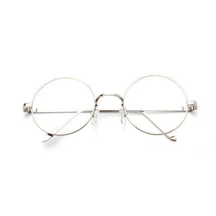 Round-Framed Glasses Small Fresh, Silver, Bronze, Gun gray, Round-Framed Glasses, Golden