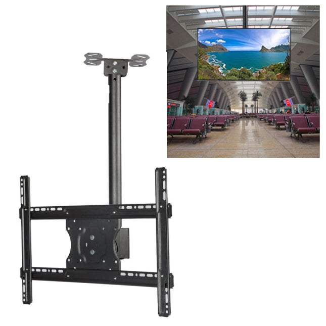 32-65 inch Universal Height & Angle Adjustable LCD TV Wall-mounted Ceiling Dual-use Bracket, Retractable Length: 2m, 2m
