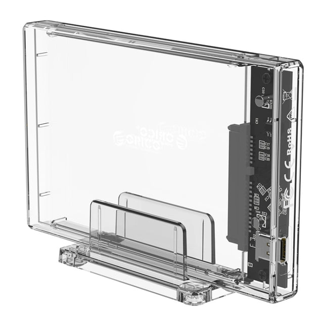 Transparent Series 2,5-Zoll-Festplattengehäuse mit 10 Gbit/s und Ständer, 2159C3