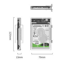 Transparent Series 2.5 inch 10Gbps Hard Drive Enclosure with Stand, 2159C3