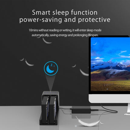 ORICO 6528US3-C 2.5 / 3.5 inch Hard Drive Enclosure with Duplicator