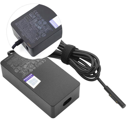 102W 15V 6.33A  Power Adapter Charger for Microsoft Surface Book 2 1798, 102W 6.33A