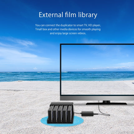 ORICO 6558US3-C 2.5 / 3.5 inch Hard Drive Enclosure with Duplicator