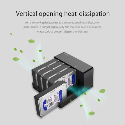 ORICO 6558US3-C 2.5 / 3.5 inch Hard Drive Enclosure with Duplicator