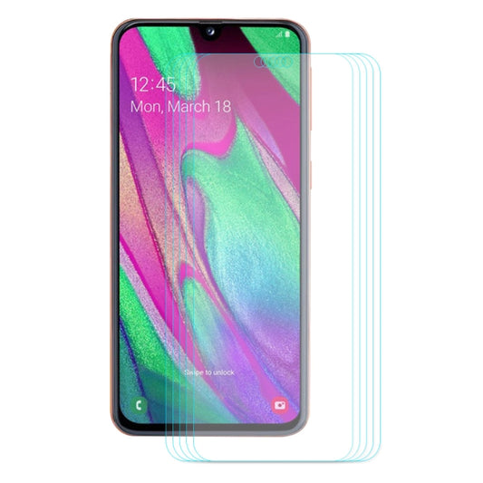 5 PCS ENKAY Hat-Prince 0.26mm 2.5D 9H Tempered Glass Protective Film for Samsung Galaxy A40