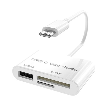 USB-C to USB SD/Micro SD Card Reader