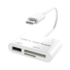 USB-C to USB SD/Micro SD Card Reader
