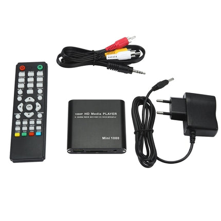 MINI 1080P Full HD Media USB HDD player SD/MMC card player, EU