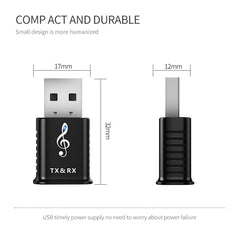 MSD168 2 in 1 Bluetooth Sender Empfänger Mini 3,5mm AUX Stereo Drahtlose Bluetooth 5,0 Adapter Für Auto TV PC MP3