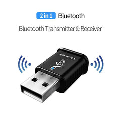 MSD168 2 in 1 Bluetooth Sender Empfänger Mini 3,5mm AUX Stereo Drahtlose Bluetooth 5,0 Adapter Für Auto TV PC MP3