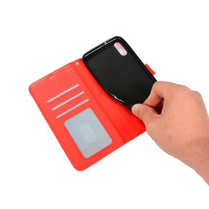 Crazy Horse Texture Horizontal Flip Leather Case with Holder & Card Slots & Wallet & Photo Frame, for Galaxy  A10