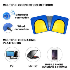 Wireless Bluetooth USB Foot Pedal