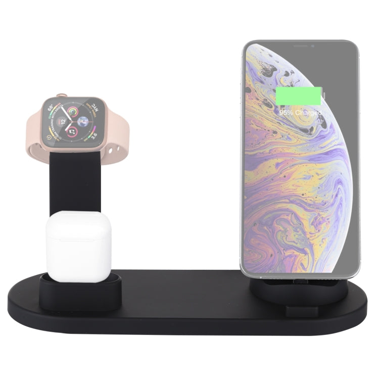 HQ-UD15 Rotatable Wireless Charging Base with Stand for Phones / iWatches / AirPods (Silver), Silver (with wireless charging), without Wireless Charging White, without Wireless Charging Black, White (with wireless charging)�����������������������������...