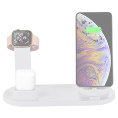 HQ-UD15 Rotatable Wireless Charging Base with Stand for Phones / iWatches / AirPods (Silver), Silver (with wireless charging), without Wireless Charging White, without Wireless Charging Black, White (with wireless charging)�����������������������������...