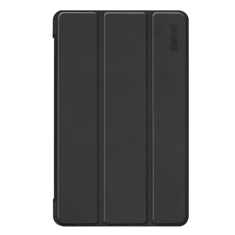 ENKAY High Quality PU Leather + Plastic Bottom Case with Three-folding Holder for Samsung Galaxy Tab A 8 (2019) P200 / P205, For Galaxy Tab A 8 (2019)
