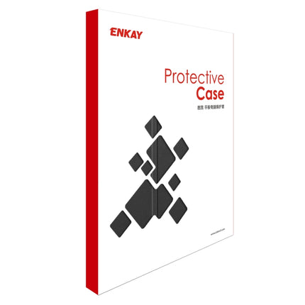 ENKAY High Quality PU Leather + Plastic Bottom Smart Case with Three-folding Holder for Samsung Galaxy Tab S5e 10.5 T720 / T725, For Galaxy Tab S5e