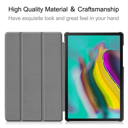 ENKAY High Quality PU Leather + Plastic Bottom Smart Case with Three-folding Holder for Samsung Galaxy Tab S5e 10.5 T720 / T725, For Galaxy Tab S5e