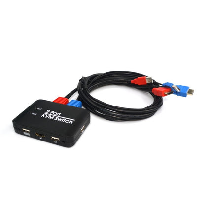 USB 2.0 + HDMI 2-ports KVM Switch