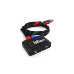 USB 2.0 + HDMI 2-ports KVM Switch
