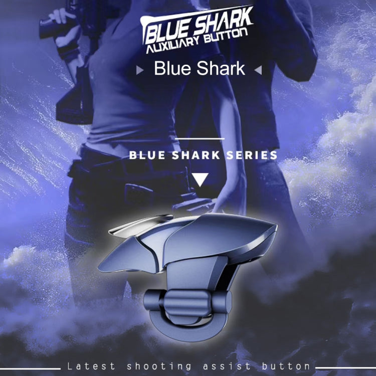 Blue Shark Shark Eat Chicken Game Auxiliary Handle, Blue