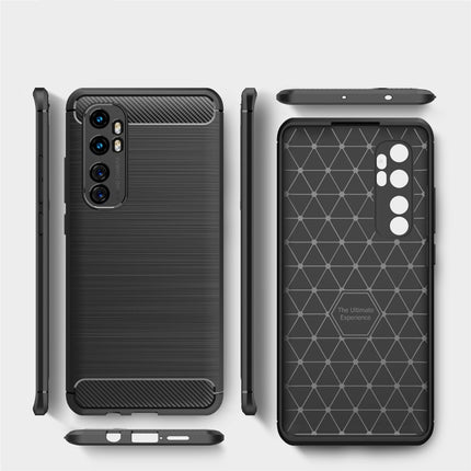 For Xiaomi Mi Note 10 Lite Brushed Texture Carbon Fiber TPU Case, For Xiaomi Mi Note 10 Lite