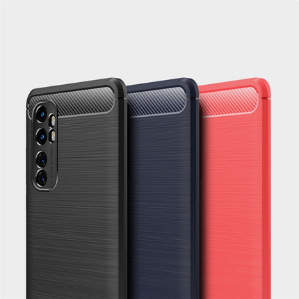 For Xiaomi Mi Note 10 Lite Brushed Texture Carbon Fiber TPU Case, For Xiaomi Mi Note 10 Lite