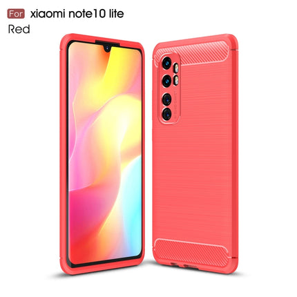 For Xiaomi Mi Note 10 Lite Brushed Texture Carbon Fiber TPU Case, For Xiaomi Mi Note 10 Lite