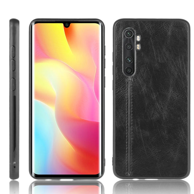 For Xiaomi Mi Note 10 Lite Shockproof Sewing Cow Pattern Skin PC + PU + TPU Case, For Xiaomi Mi Note 10 Lite