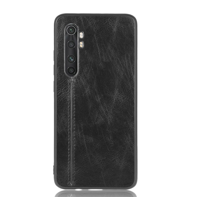For Xiaomi Mi Note 10 Lite Shockproof Sewing Cow Pattern Skin PC + PU + TPU Case, For Xiaomi Mi Note 10 Lite