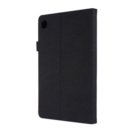 Horizontal Flip TPU + Fabric PU Leather Protective Case with Name Card Clip, For Lenovo Tab M8