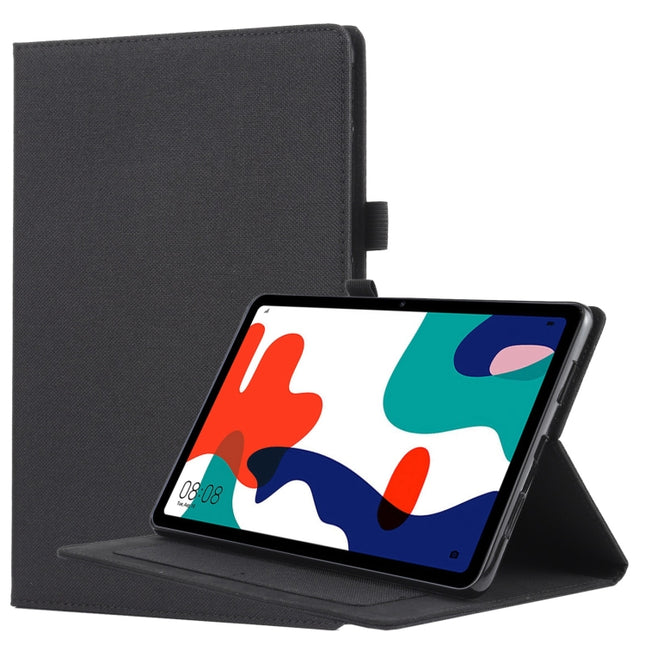 Horizontal Flip TPU + Fabric PU Leather Protective Case with Name Card Clip, For Huawei Matepad 10.4
