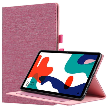 Horizontal Flip TPU + Fabric PU Leather Protective Case with Name Card Clip, For Huawei Matepad 10.4