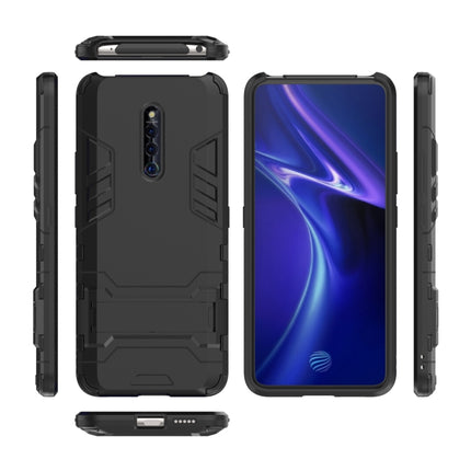 Shockproof PC + TPU Case for VIVO X27 Pro , with Holder, For VIVO X27 Pro