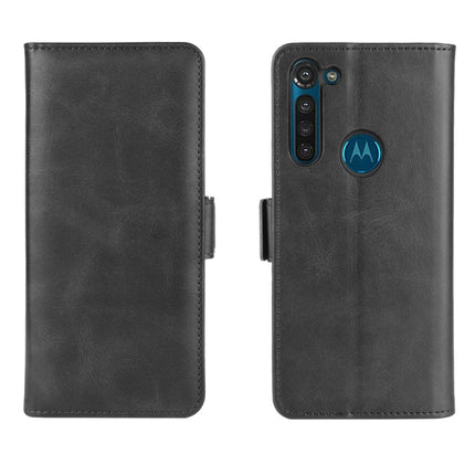 For Motorola Moto G8 Power Dual-side Magnetic Buckle Horizontal Flip Leather Case with Holder & Card Slots & Wallet, For Motorola Moto G8 Power
