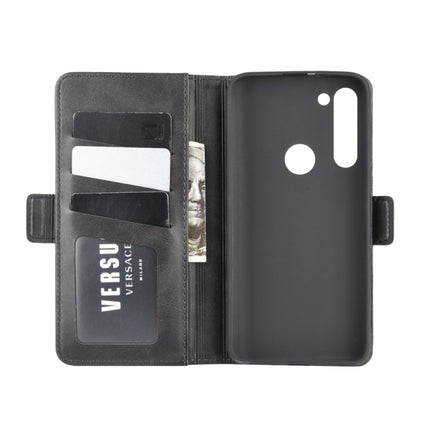 For Motorola Moto G8 Power Dual-side Magnetic Buckle Horizontal Flip Leather Case with Holder & Card Slots & Wallet, For Motorola Moto G8 Power