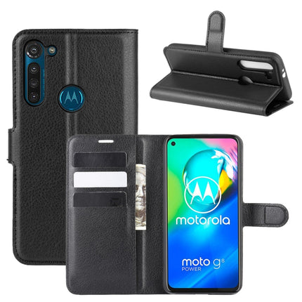 For Motorola Moto G8 Power Litchi Texture Horizontal Flip Protective Case with Holder & Card Slots & Wallet, For Motorola Moto G8 Power
