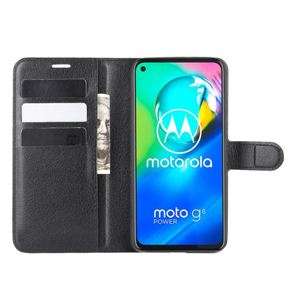 For Motorola Moto G8 Power Litchi Texture Horizontal Flip Protective Case with Holder & Card Slots & Wallet, For Motorola Moto G8 Power