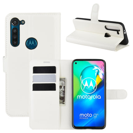 For Motorola Moto G8 Power Litchi Texture Horizontal Flip Protective Case with Holder & Card Slots & Wallet, For Motorola Moto G8 Power