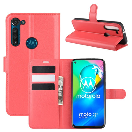 For Motorola Moto G8 Power Litchi Texture Horizontal Flip Protective Case with Holder & Card Slots & Wallet, For Motorola Moto G8 Power