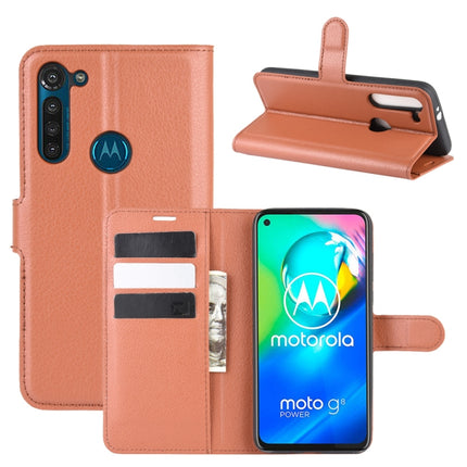 For Motorola Moto G8 Power Litchi Texture Horizontal Flip Protective Case with Holder & Card Slots & Wallet, For Motorola Moto G8 Power