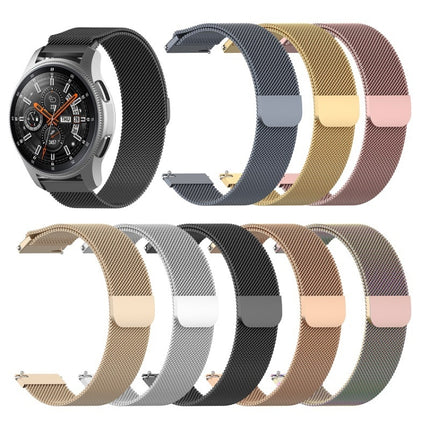 For Honor Magic Watch 2 42MM/Galaxy Active2 Milan Stainless Steel Mesh Strap 20MM, 20mm