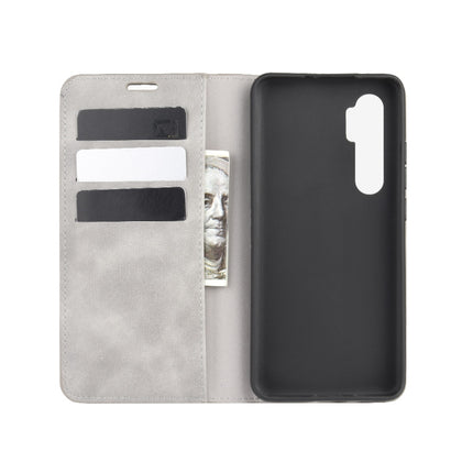 For Xiaomi Mi Note 10 Lite Retro-skin Business Magnetic Suction Leather Case with Holder & Card Slots & Wallet, For Xiaomi Mi Note 10 Lite