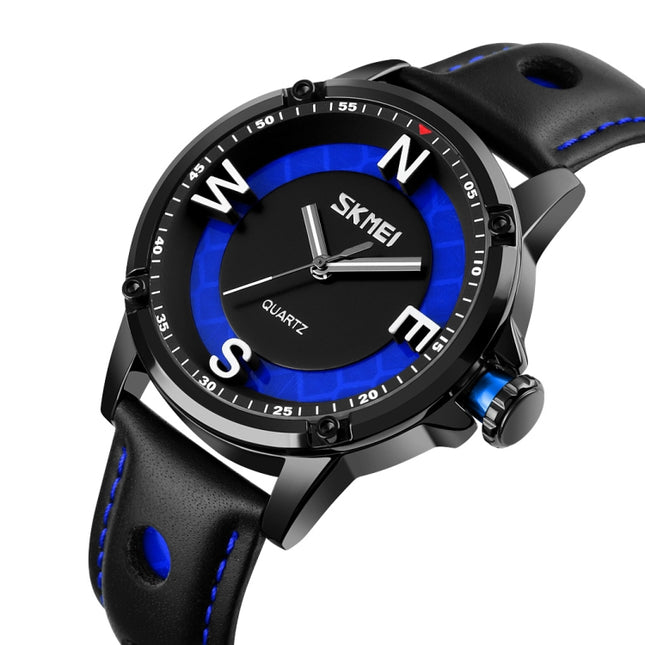 SKMEI 9211 Fashion Sports Stereo Dial Luminous Pointer Creative Watch Business Trend Men Quartz Watch