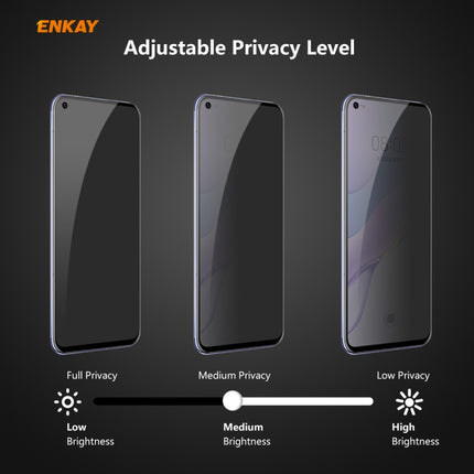 ENKAY Hat-Prince 0.26mm 9H 6D Privacy Anti-spy Full Screen Tempered Glass Film, For Huawei Honor 30, For Huawei NOVA 7, For Xiaomi Redmi Note 8 Pro, For Redmi Note 9S / Note 9 Pro, For Samsung Galaxy A71, For Samsung Galaxy A51, For HUAWEI P40