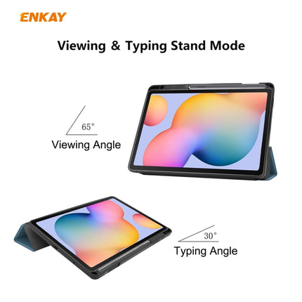 For Samsung Galaxy Tab S6 Lite P610 / P615 ENKAY ENK-8003 PU Leather + TPU Smart Case with Pen Slot, For Galaxy Tab S6 Lite, For Samsung Galaxy Tab S6 Lite
