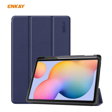 For Samsung Galaxy Tab S6 Lite P610 / P615 ENKAY ENK-8003 PU Leather + TPU Smart Case with Pen Slot, For Galaxy Tab S6 Lite, For Samsung Galaxy Tab S6 Lite
