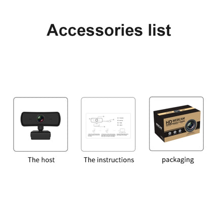 Cámara web C3 de 400 W con resolución 2K, enfoque automático, HD 1080P, rotación de 360 ​​grados, para transmisión en vivo, videoconferencia, trabajo, cámara web con micrófono, sin controlador USB, C3