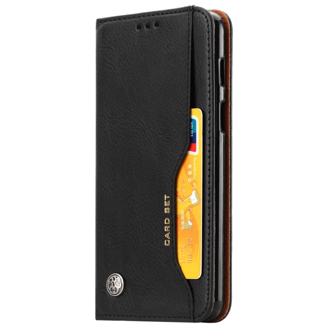 Knead Skin Texture Horizontal Flip Leather Case for OnePlus 6, with Photo Frame & Holder & Card Slots & Wallet, For OnePlus 6