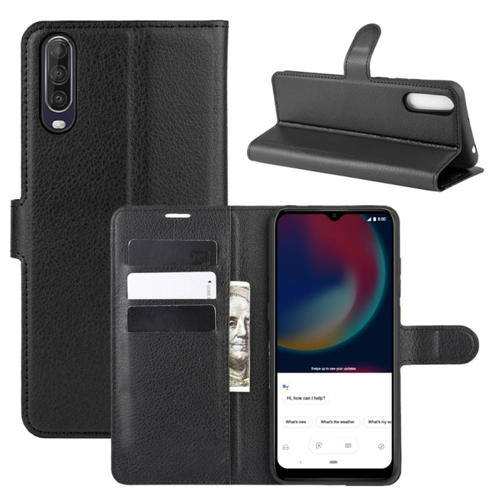 For Wiko view 4/ 4 lite Litchi Texture Horizontal Flip Protective Case with Holder & Card Slots & Wallet, For Wiko view 4/ 4 lite